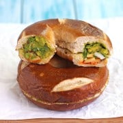 Hidden-Egg Bagel Sandwich