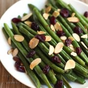 Toaster Oven Roasted Green Beans. Sweet, spicy, crispy and crunchy! Quickly add a delicious and healthy vegetable side dish to your next holiday meal or weeknight dinner.